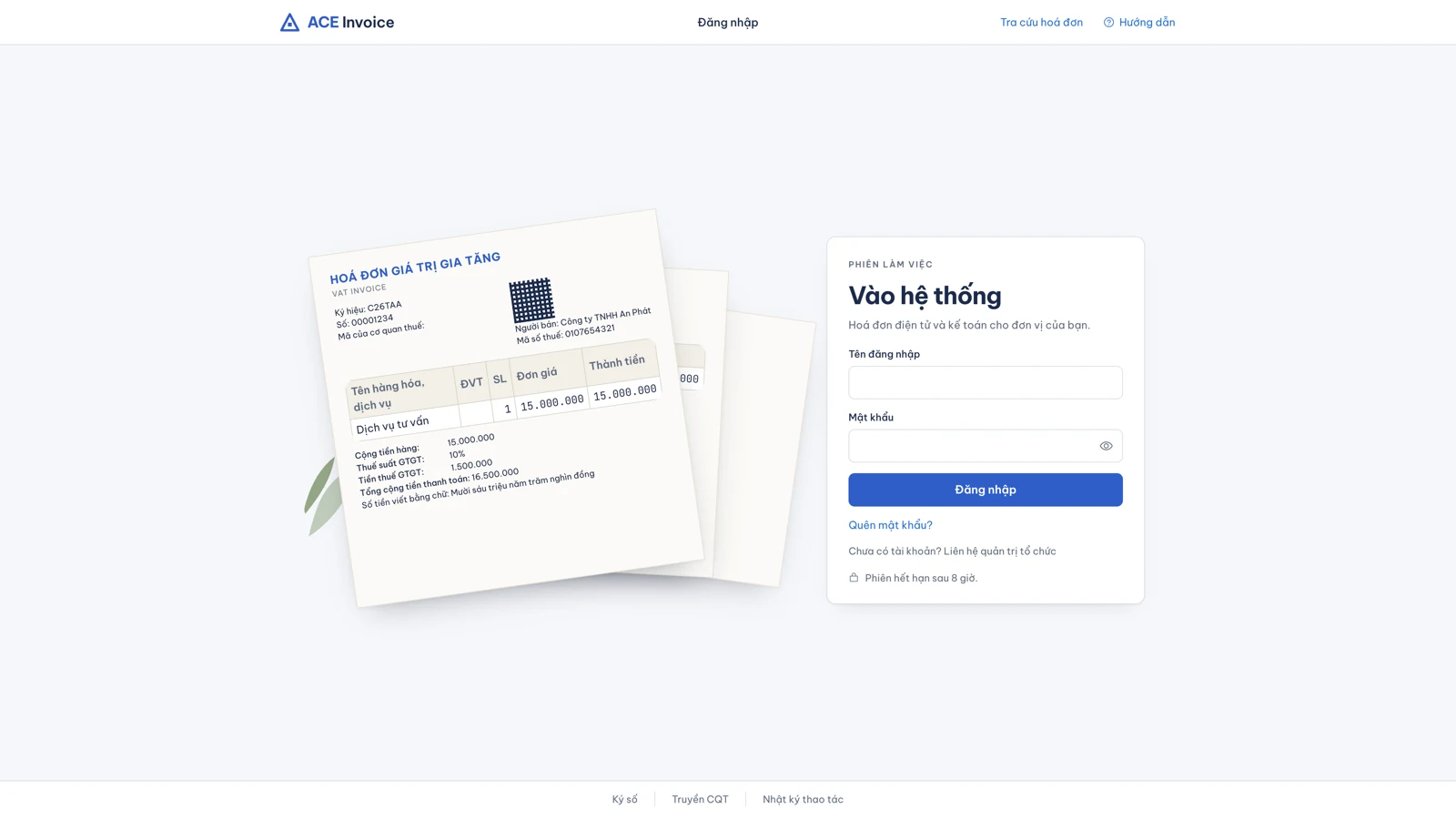 ACE Invoice — nền tảng hóa đơn điện tử và kế toán