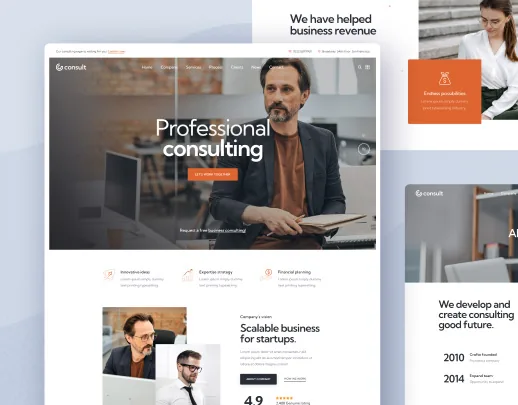 Ảnh xem trước theme Consulting