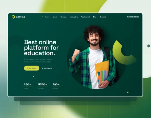 Ảnh xem trước theme eLearning