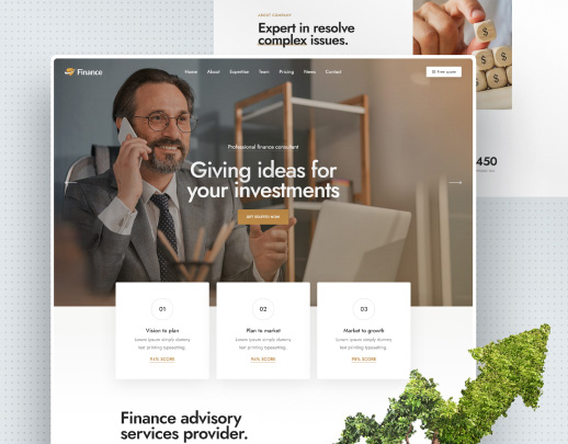 Finance theme preview