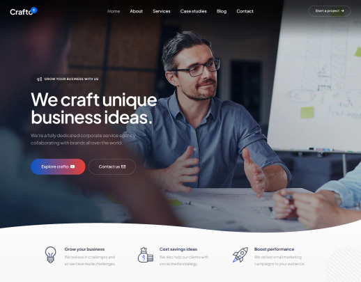 IT Business theme preview