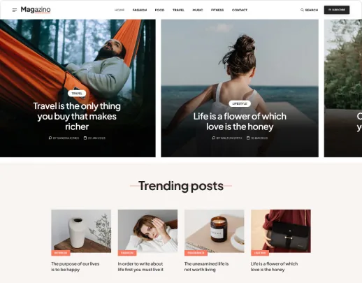 Ảnh xem trước theme Magazine
