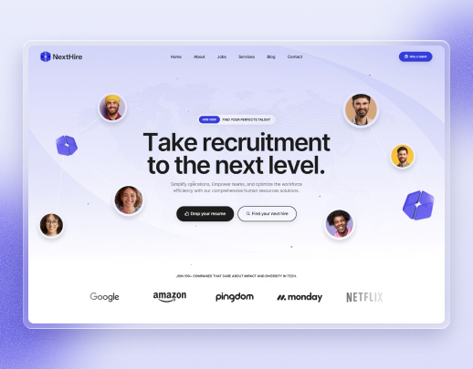 Recruitment theme preview