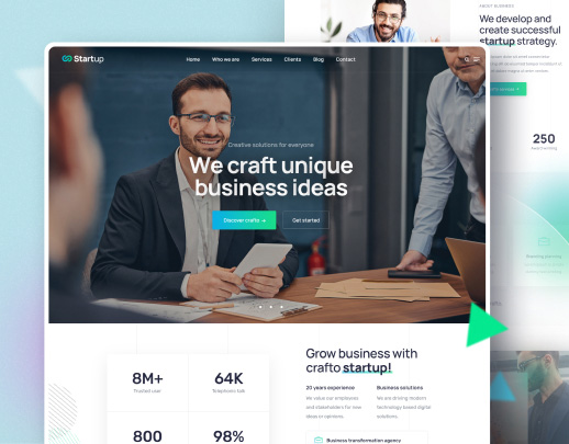 Startup theme preview