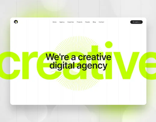 Ảnh xem trước theme Web Agency