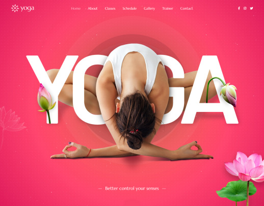 Yoga & Meditation theme preview