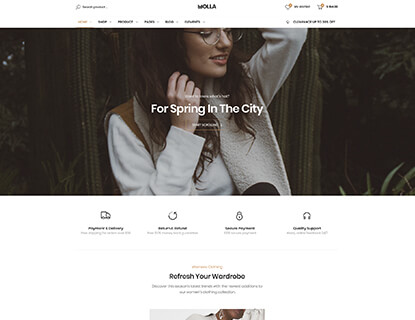 Molla – Lookbook 2 theme preview