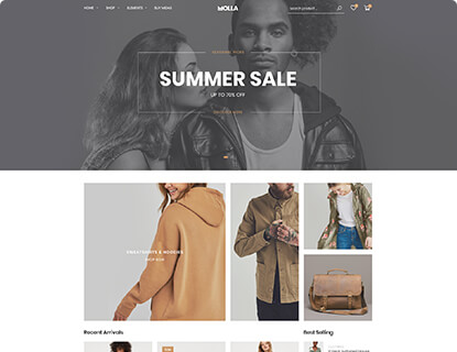 Molla – Fashion 8 theme preview