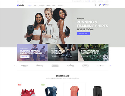 Molla – Sport theme preview
