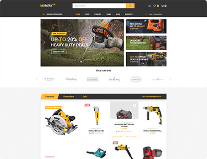 Molla – Tools theme preview