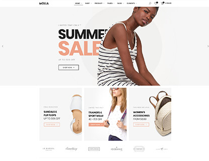 Molla – Fashion 4 theme preview