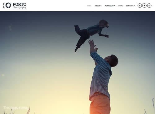 Porto · Photography theme preview