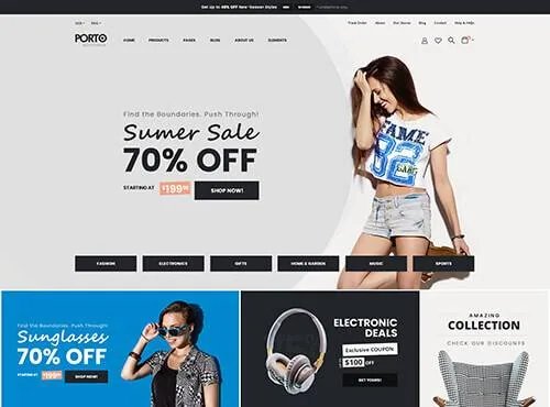 Ảnh xem trước theme Porto – Mega Store