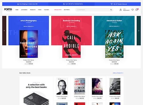 Porto – Marketplace theme preview