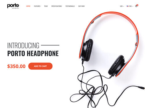 Porto – Headphone theme preview