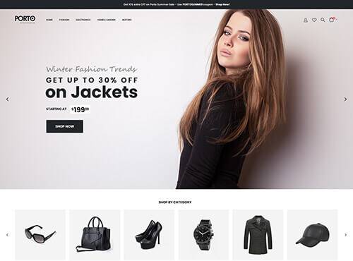 Porto – Clothing Store theme preview